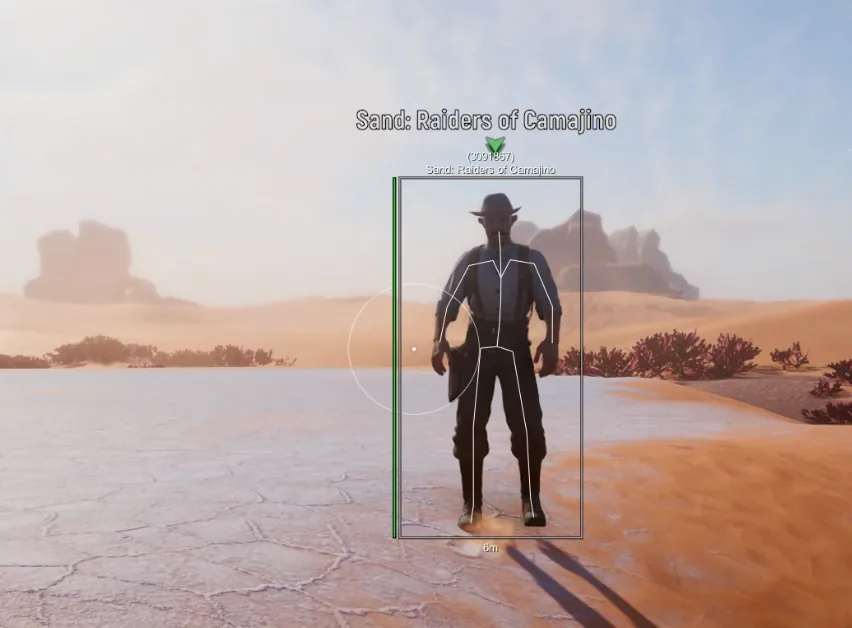 Aimbot view and bone priority controls for Sand